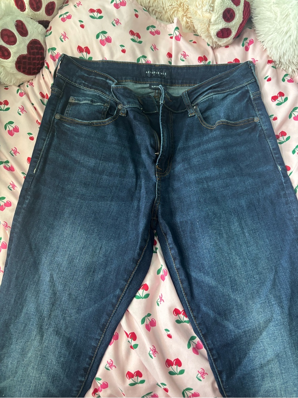 Aeropostale Women's Dark Indigo Skinny Jeans